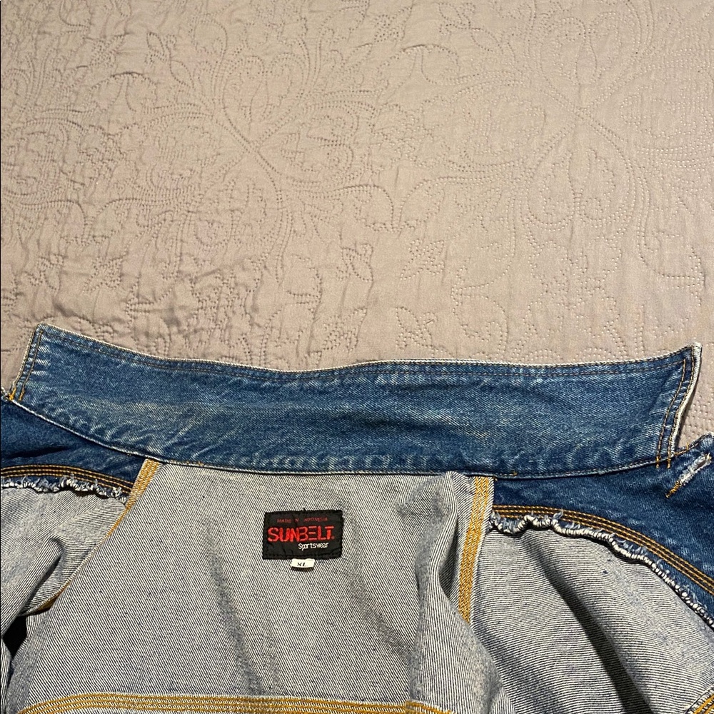 Vintage Sunbelt Blue Denim Jacket - Picture 12 of 12